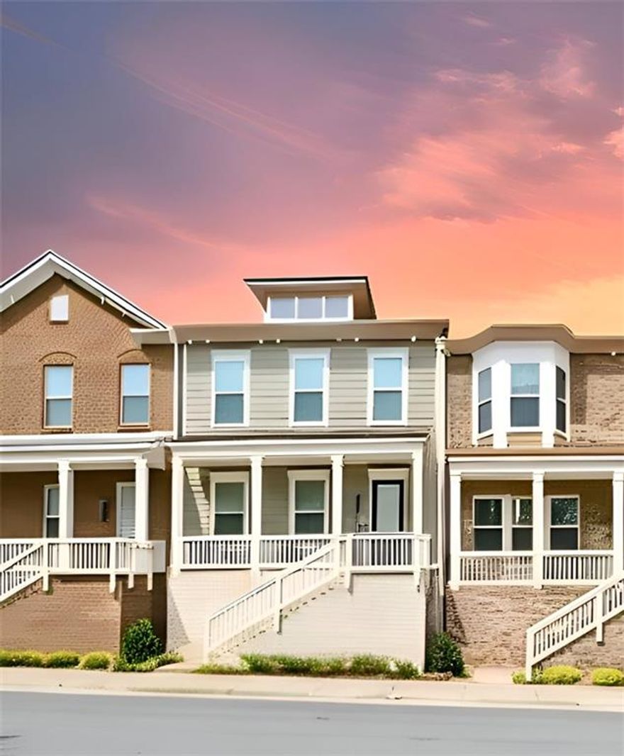 Gorgeous 4 bed/ 2 full and 2 half baths townhome in ALPHARETTA. Walk to Lifetime Fitness. Mins from GA 400. Avalon, Alpharetta Downtown, Costco, Walmart, restaurants and shops!!
Sough after Alpharetta High School. Webb Bridge Middle. Home opens up to an all hardwoods with a chef's kitchen with stainless steel appliances and quartz kitchen counter. Upgraded bench seating added by owner and high end finishes. Front and back porch are covered to enjoy your outdoor living. POOL in community. Downstairs is a large room you can use as a theater room or a 4th bed. Upstairs you will find the laundry room and additional 3 bedrooms. Sun streaming rooms.