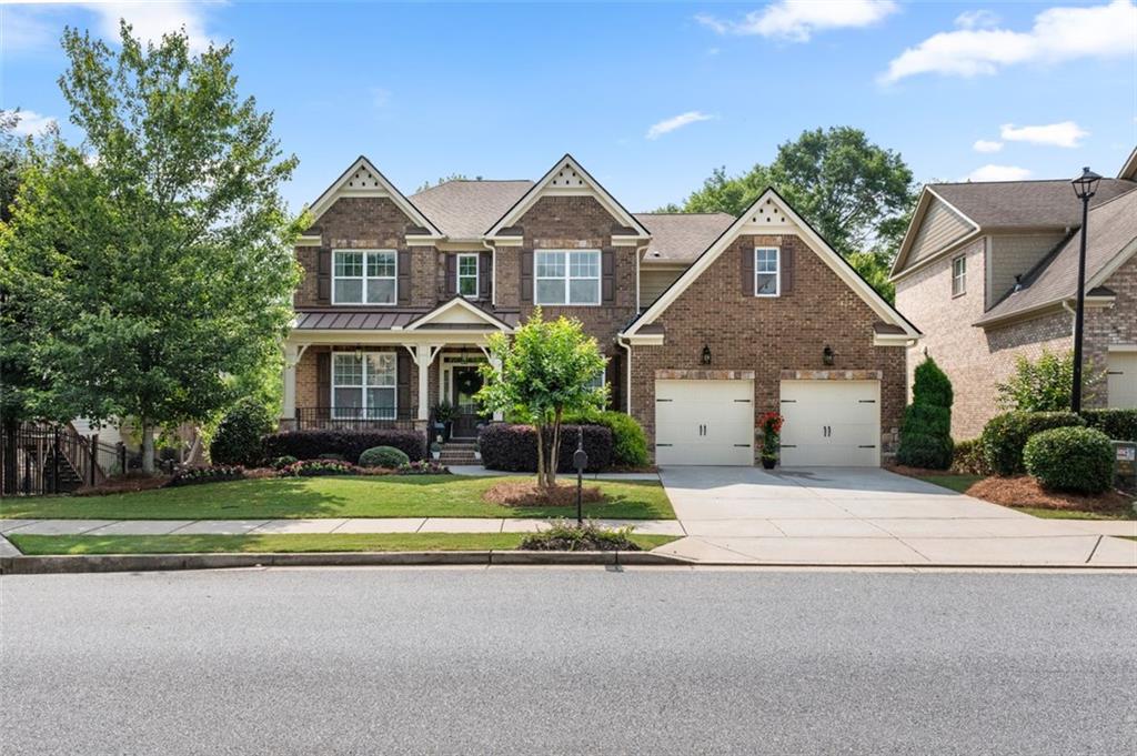 Centrally Located 5-Bedroom Home with partially Finished Basement and Bonus Room
Welcome to this bright and spacious 5-bedroom, 4-bath home nestled in a quiet, double cul-de-sac community. Featuring 3 sides of classic brick exterior and a partially finished basement, this home is ideally situated just minutes from GA-400 and 2+/- miles from the vibrant amenities of Downtown Alpharetta. Plus, wide sidewalks are being added from Windward Parkway to downtown Alpharetta, making it easy to bike or stroll to the area’s bustling shops and restaurants.
The main level boasts 9-foot ceilings and includes a guest bedroom, a coffered-ceiling dining room, and a large family room with 10-foot ceilings, wooden beams, a fireplace, and built-in bookcases. The kitchen is filled with natural light and equipped with stainless steel appliances, granite countertops, and a large island—perfect for entertaining or everyday living. Hardwood floors extend throughout most of the main floor.
Upstairs, you’ll find the spacious primary suite, three additional bedrooms (including one with an en suite bath), and an oversized bonus room offering flexible space for a playroom, office, or home gym.
Step outside to enjoy a beautifully level backyard featuring an oversized covered back porch with a gas fireplace and an adjoining deck—ideal for outdoor gatherings year-round. The entire yard is equipped with an irrigation system to keep everything lush and green.
The partially finished basement expands your living space with a recreation room, media room, office, and abundant storage. It’s also stubbed for a future bathroom.
Located in a top-rated school district and a charming neighborhood, this home is an incredible opportunity you don’t want to miss!
