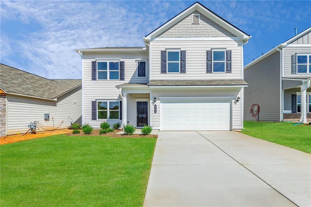 Move-In Ready October! Welcome to Capstone Estates, a brand-new community featuring The McGinnis—a thoughtfully designed two-story home. From the wide, welcoming entryway that opens to a study, this layout is ideal for both everyday living and entertaining. The Kitchen and Family Room are positioned at the rear of the home, offering easy access to the covered patio and backyard for seamless indoor-outdoor living.
Upstairs, the spacious primary suite is complemented by three additional bedrooms, all with walk-in closets. A generous secondary bathroom and a well-placed laundry room are conveniently located off the open loft area.
Home Features Include:
Luxury Vinyl Plank (LVP) flooring throughout the main level
Granite countertops in the Kitchen
Upgraded 42'' upper cabinets in kitchen for additional storage
Gas Fireplace in Family Room
Direct laundry room access from the primary walk-in closet
primary bath with large walk-in shower
Enjoy 9-foot ceilings on both levels, enhancing the home's open and airy feel. Furnished Photos are representative of the floor plan and not the actual home. Take advantage of seller incentives when using our preferred lender