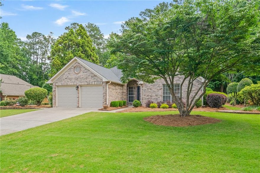 This beautifully renovated 3 bedroom, 2 bath ranch blends timeless charm with high-end updates throughout. From the moment you step inside, you’re welcomed by rich hardwood floors, fresh interior paint, and a spacious open-concept layout perfect for modern living. The heart of the home is the show-stopping kitchen, complete with a waterfall-edge island, elegant tiled backsplash, recessed lighting, under-cabinet lighting, and brand-new stainless steel appliances. Whether you're hosting a dinner party or enjoying a quiet night in, this kitchen is designed to impress. Both bathrooms have been completely transformed with stylish tiled floors, beautifully tiled showers, and sleek new vanities—including a double vanity in the primary suite for added luxury. Enjoy year-round comfort in the sun-filled all-season room, ideal as a cozy sitting area, home office, or playroom. Step outside to your own backyard retreat featuring professional landscaping, a fully fenced yard, and a gorgeous stone patio—perfect for dining al fresco or relaxing under the stars. Offering single-level living, high-end finishes, and indoor-outdoor comfort, this move-in ready home checks every box.