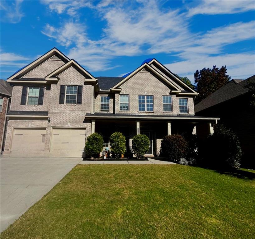 Welcome to this stunning 5-bedroom, 4-bathroom home in the sought-after Laurel Mist community. This beautiful two-story residence features a stately brick exterior with charming curb appeal and a front porch.
Inside, you’ll find a bright, open layout with hardwood floors, high ceilings, and custom trim details. The grand foyer flows into a formal dining room with coffered ceilings, perfect for gatherings and entertaining. The spacious living areas and large windows create a warm and inviting atmosphere throughout.
The kitchen offers ample cabinetry, modern appliances, and generous counter space, making it ideal for meal prep and family time. Upstairs, the oversized master suite includes a bathroom with double vanities, a soaking tub, and a separate shower. Four additional bedrooms and well-appointed bathrooms provide plenty of space for everyone.
A two-car garage for convenience and located near shopping, dining, and top schools. This home offers both comfort and lifestyle in an excellent location.
***LEASES MUST END APRIL-AUGUST WITH 12 MONTH MINIMUM LEASE TERM***