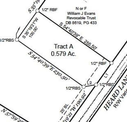 Vacant Land For Sale - 6860 Heard Lane<br/> Cumming, GA 30041