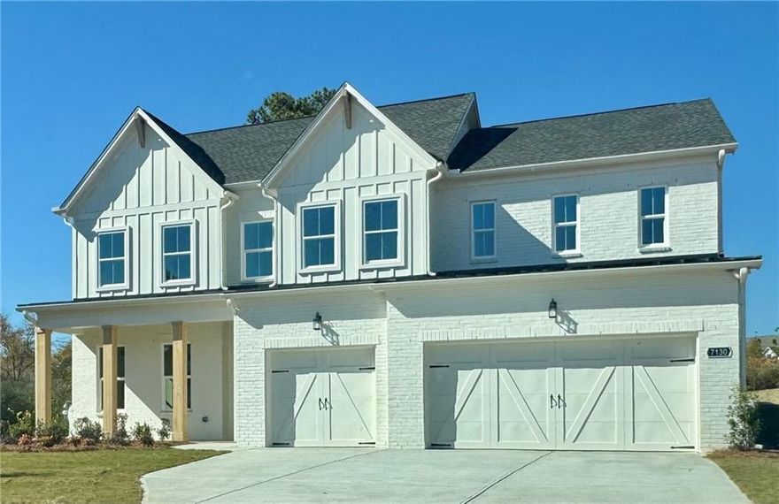 Welcome to Southbrooke --An Upscale Super Luxury Community By Toll Brothers in CUMMING with World Class Amenities Modern Clubhouse, SPA like a Swimming Pool, A Fire pit as well as two outdoor Fireplaces, Patios, Pergolas, Walking Trail throughout the community, Lighted Pickleball Courts. Zoned to Cummings Highly Rated North Forsyth County Schools. Minutes to GA 400 and the Premier Outlet Mall, Collections At Forsyth, and conveniently located near parks and outdoor recreation, with easy access to Metro Atlanta's topnotch shopping, dining, and entertainment. THE MONTELUCE (SAME AS OUR MODEL HOME) One of the most admired floor plans of Toll Brothers. This Modern Designer house boasts 5 bedrooms and 5 full baths and a half bath with over 3400 square feet of living space. This stunning home features a chefs kitchen with a large quartz island, beautiful backsplash. This home has it all. A covered outdoor living space, and a private bathroom in each bedroom. Enjoy being a close proximity to the community amenities. Southbrooke's Amenities include - Jr. Olympic Pool, Full Clubhouse, 3 Pickleball Courts, An Outdoor Fire Pit Areas and two fireplaces outdoors as well. Playground, Outdoor Shower, Cabanas at the Pool. Don't miss out on this one of a kind home. It is light and bright with a beautiful back yard and views of nature. Come see it for yourself today!