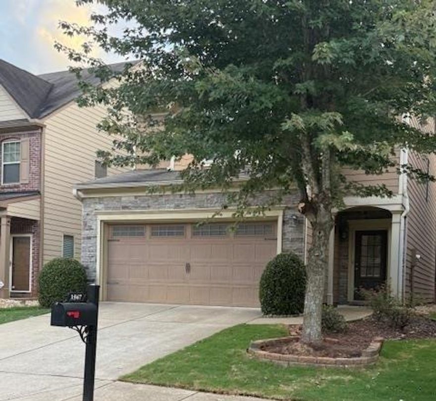 New paint throughout with new LVP flooring upstairs. No carpet means cleaning is easy! Beautiful open floor plan with hardwoods on the main. 2-story foyer makes the home welcoming & bright. Top-rated schools & close to shopping. Gourmet kitchen with pass pass-through breakfast bar & granite counters. Stainless steel appliances stay. Washer & dryer included as a courtesy. Spacious master bedroom with room for a sitting area or office. Master bath has a soaking tub & shower as well as double vanities. The backyard is secluded and great for grilling & entertaining. Cool down in the summer at the community pool. Lease terms: minimum of 12 months. Income requirements: minimum 2x monthly rent.

No open bankruptcies, no utility collections (including cell phone), no evictions (started or completed), no foreclosures. Credit, eviction, and background checks will be performed.