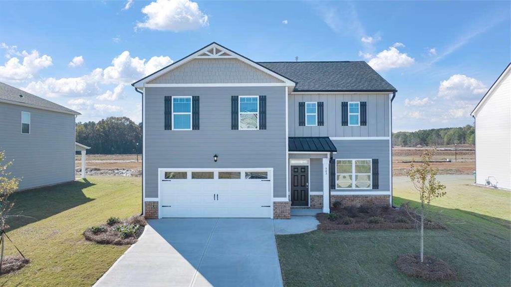 READY NOW! Builder special financing available! Seller paid closing cost with preferred lender is up to $15,000.! BARROW COUNTY’S NEWEST PREMIERE COMMUNITY FEATURES: A POOL, TENNIS COURTS, PICKLE BALL, WALKING TRAILS, PLAYGROUND, and a CLUBHOUSE WITH SERVING KITCHEN AND GATHERING ROOM. Preserve at Dove Creek is a 100% USDA FINANCING qualified neighborhood. THE GALEN FLOOR PLAN OFFERS A 4 BEDROOMS, 2.5 BATH! On the main level you will have Flex room/formal dining, modern open concept layout beautiful kitchen with a large center eating-in Island opens to a great family room with a cozy fireplace. There is a lovely rear covered porch to enjoy your morning coffee or a nice sunset dinner. On the 2nd level we have 4 large and spacious bedrooms, The owner's suite is complimented with an over-size Bathroom Suite showing off Dual vanities, large shower a soaking tub, with a walk-in closet. 3 generous secondary bedrooms with nice closets and a laundry room is also upstairs. Preserve at Dove Creek is located just 10 minutes from FORT YARGO STATE PARK and 20 minutes from ATHENS GA. We are located within 2.5 miles from 316, with easy access to the city and surrounding suburbs. ALL Homes are equipped with a Smart Home System, Lawns have designed 3 Zoned Sprinklers Systems. SPECIAL BUYER'S INCENTIVES. CONTRACTS WRITTEN AND SUBMITTED ON BUILDER FORMS ONLY ***Photos used for illustrative purposes and do not depict actual home. Prices and promotions are subject to change at any time, and this listing although believed to be accurate, may not reflect the latest changes.