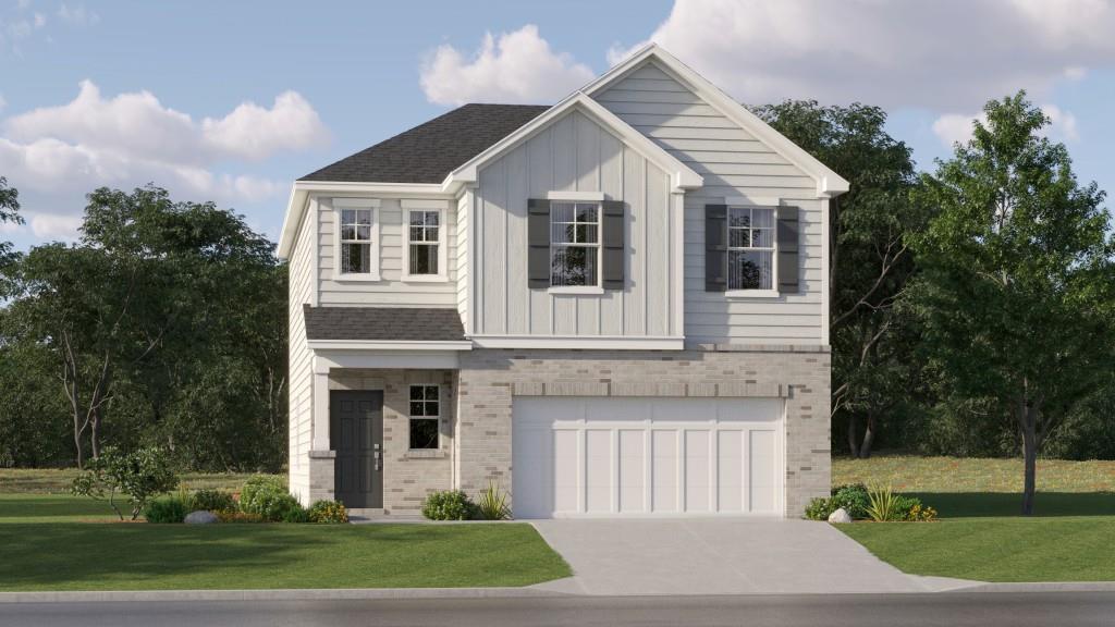 Welcome to Timber Ridge! This new two-story home delivers modern comfort with ample room to grow and entertain. Upon entry is a double-height foyer that flows to a spacious open-concept main living area with direct access to a rear patio. The second level is occupied by a large loft for additional shared living space and all four bedrooms, including the private owner's suite with a full-sized bathroom. A two-car garage completes the home. Prices, dimensions and features may vary and are subject to change. Photos are for illustrative purposes only.