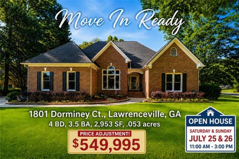 Homes For Sale - 1801 Dorminey Court<br/> Lawrenceville, GA 30043