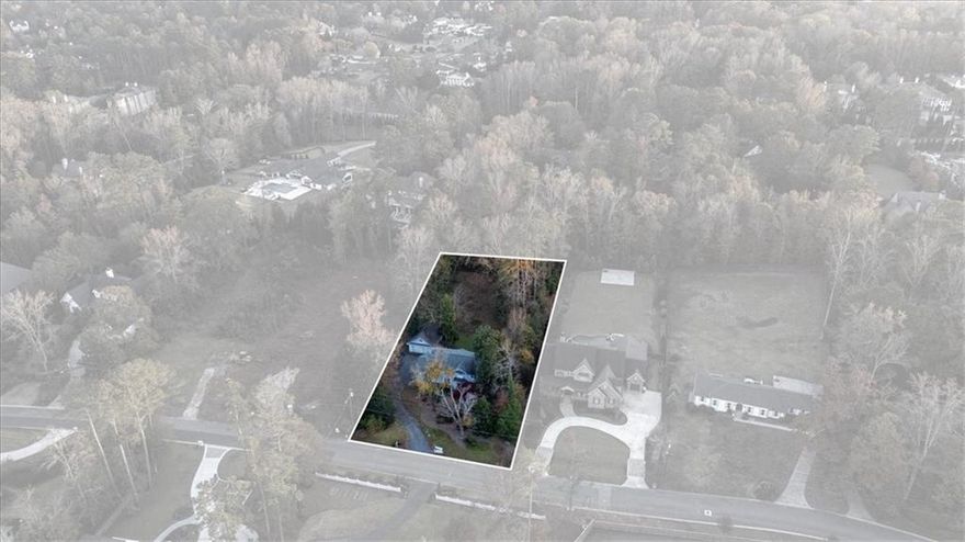 A unique opportunity is presented in the esteemed East Cobb area, specifically on this 1-acre parcel of land. This building site is situated within one of the most sought-after communities, Sanders Field Estates, surrounded by other distinguished estate homes. The area is served by schools in E Cobb, including Sope Creek Elementary, Dickerson Middle School, and Walton High School. This exceptional property features over 351 feet of depth and more than 125 feet of width at both the front and rear, making it an ideal location for a sprawling estate complete with a swimming pool and/or additional detached structures. The gentle topography affords the potential for a distinctive walk-out yard and pool area. A cluster of trees along the back of the lot provides a natural privacy buffer. Prospective buyers are encouraged to engage and bring their plans and ideas, or our builder has plenty of  Castle View Homes LLC ideas to select from!