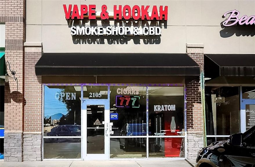 Established in 2008, this thriving vape and hookah smoke shop located in the heart of Marietta, GA offers an excellent business opportunity. The shop is well-known in the area for its diverse range of products, including high-quality vapes, hookah supplies, cigars, and CBD items. With a fully stocked inventory, stylish furniture, and even slot machines, this turn-key operation is ready for its next owner. Whether you're looking to expand your business portfolio or step into the retail space, this shop offers a solid foundation for success in a rapidly growing market.