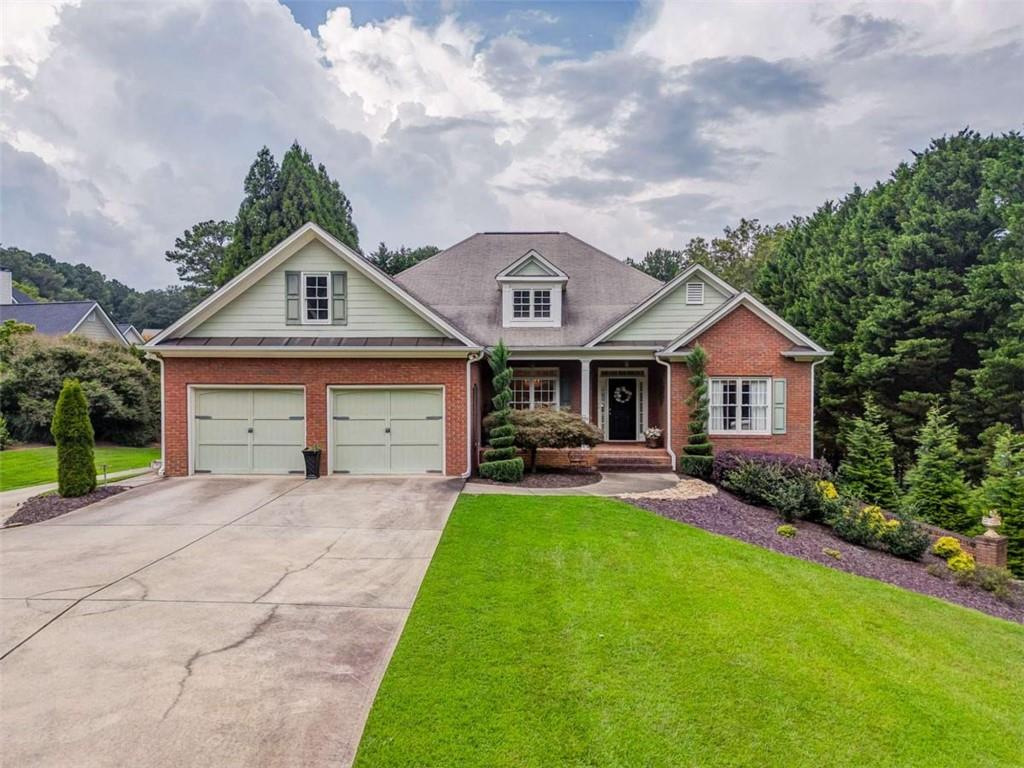 Step into this stunning custom brick home offering nearly 5,000 sq ft of living space on just under an acre. With 5 bedrooms, 3.5 baths, and a finished basement, this property is designed for both everyday living and entertaining. The master suite on the main level provides convenience and privacy, while the kitchen showcases solid wood cabinetry and ample space for family gatherings. A freshly installed new roof (September 2025) brings peace of mind for years to come. Enjoy the inviting outdoor spaces, from the well-manicured lawn to the powered "she shed" perfect for hobbies, storage, or a private retreat. The finished basement expands your options with additional living, entertainment, or office space. This home combines craftsmanship, space, and thoughtful updates in a desirable Powder Springs location-don't miss the chance to make it yours!