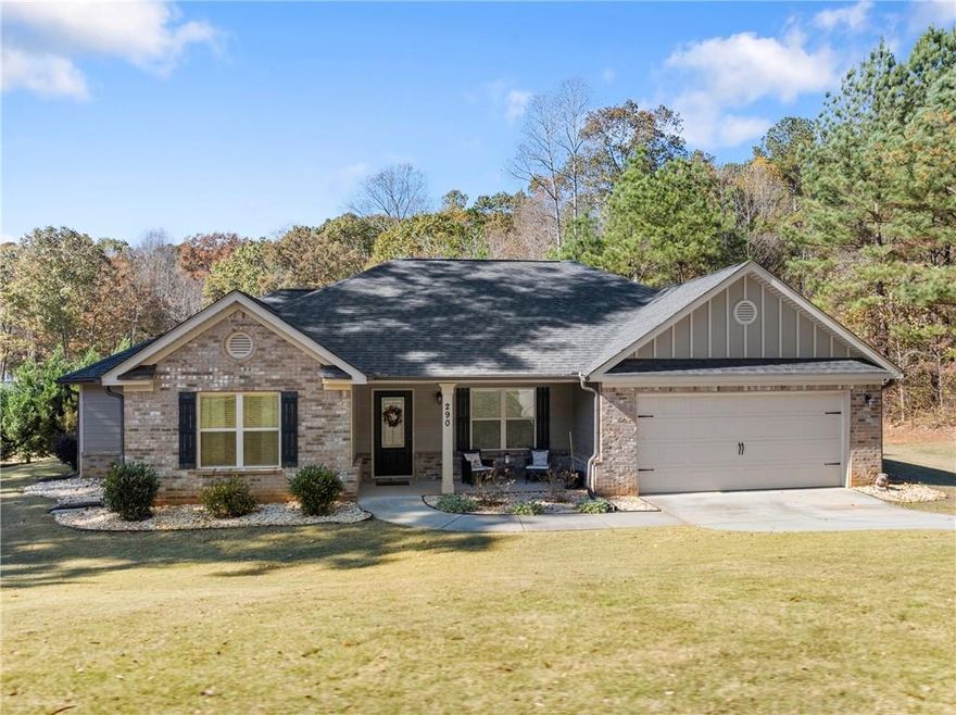 Charming 4-Bed, 3-Bath Ranch on a Premium Corner Lot - Minutes from I-85!    Welcome home to this beautifully maintained one-owner ranch nestled on a private 0.7-acre corner lot. Perfectly located just 3 minutes from I-85, this property offers the ideal blend of quiet country living with easy access to shopping, dining, and commuting routes.    Step inside to find fresh paint throughout and an inviting open layout that's perfect for both everyday living and entertaining. The spacious kitchen boasts an enormous walk-in pantry, providing storage and organization that's second to none. The home's thoughtful design includes double water heaters, ensuring plenty of hot water for the whole family.    Enjoy the outdoors in your fenced backyard, ideal for pets, play, or peaceful evenings under the stars. With no HOA, you'll appreciate the freedom to truly make this property your own.    This home has been lovingly cared for and meticulously maintained, offering peace of mind and comfort from the moment you move in.    Don't miss your chance to own this exceptional ranch that combines comfort, convenience, and charm in one perfect package