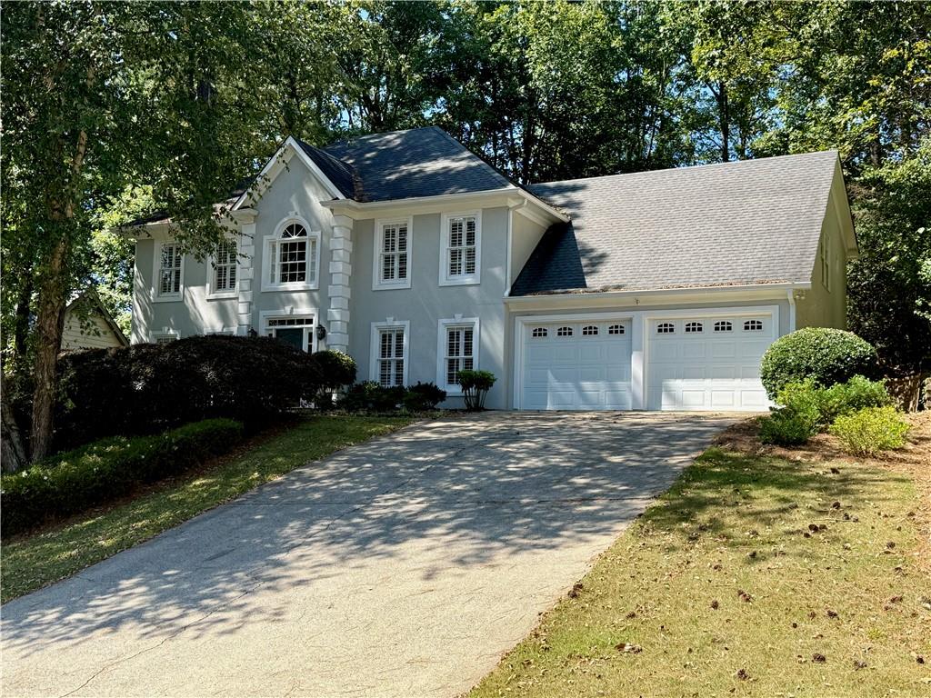 Gorgeous traditional home in Chestnut Hill! Move-in ready! Main level features separate living room, light-filled den with fireplace, dining room and lovely kitchen with wall of windows and plenty of space for table and chairs. There are two staircases, the back staircase leads to generous bedroom/bonus room with huge closet space. Upstairs also features primary bedroom, two additional bedrooms and an office. Backyard patio is beautifully landscaped and private. Chestnut Hill amenities have been recently upgraded and offer so many outdoor options, two lakes, swim/tennis, pickleball and many options to view and enjoy the great outdoors. Show and sell!