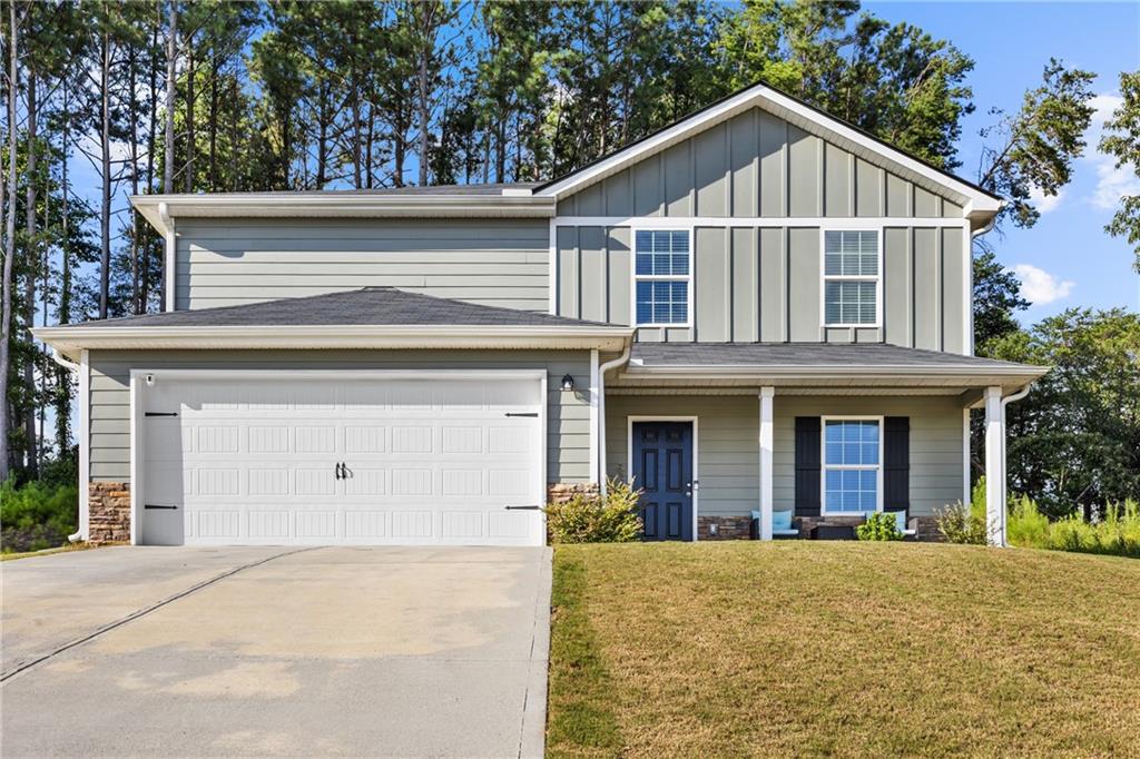 Welcome home to this beautifully maintained original owner 5 bedroom 3 full bath gem situated on a quiet culdesac lot with no HOA, offering the freedom and privacy you have been looking for. Inside, you will find an inviting open concept layout where the bright and airy family room flows seamlessly into a stunning white eat-in kitchen featuring granite countertops, stainless steel appliances, and plenty of space for entertaining. A main level bedroom with a full bath is perfect for guests, in laws, or a private office, while a separate living room or study adds even more flexibility. Upstairs, the spacious owners suite offers a spa like bath with double vanities, a glass enclosed shower, and a generous walk in closet. Secondary bedrooms are well sized with great natural light, and the patio and backyard provide a peaceful retreat with minimal upkeep. With no HOA, the care of the original owner, and a desirable cul de sac location, this home combines comfort, style, and convenience in one perfect package.