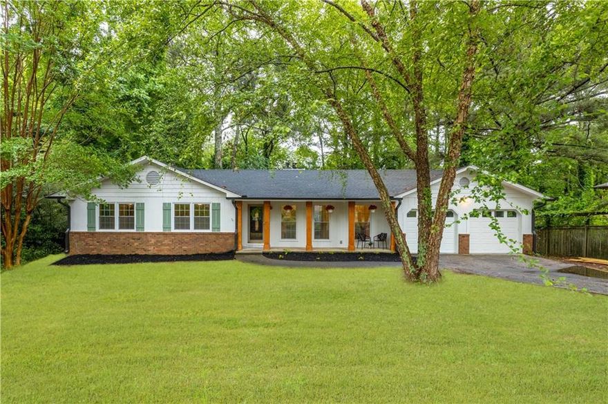 Wow, exactly what you have been waiting for!  An updated ranch home in Walton High with a level lot on a cul-de-sac street under $500k!  Gorgeous renovated kitchen, bathrooms, flooring and much more!  Low Cobb county taxes and excellent schools means this home will sell fast!  **Up to $7,000 paid towards buyer’s closing costs by preferred lender!