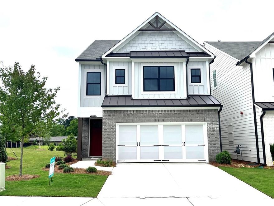 New construction in City of Marietta, just minutes from the Marietta Square. A perfect opportunity to get in early! This home features a 3rd floor popup with 2 bedrooms, a large loft space and full bath.  2nd floor features the primary suite plus 2 large guest rooms, and 2 full baths. 2 car garage. Other features include electric linear fireplace, quartz or upgraded granite countertops in the kitchen; quartz countertops in full baths; soft close doors and drawers on all cabinetry; Luxury vinyl plank flooring on entire main level; 8' doors on main; high efficiency tankless water heater; ceramic tile in all baths and laundry; oversized shower in primary bath with frameless shower enclosure; comfort height toilets. Just over 2,800 square feet of heated living space! Lawn maintenance included.

$11K in closing costs offered by Seller/lender on inventory with preferred lender...ask for details.