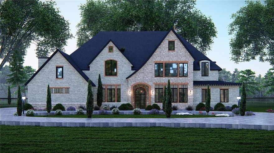 Presenting a remarkable new construction opportunity on Lot 64 in the esteemed Echelon Golf Club community. This exquisite estate  is located on the golf course and spans 5,947 square feet on the main and second floor, and a huge basement of 3,523 square feet and 1,500 square feet of the basement being finished.  This property plan consists of 4 bedrooms, 2 offices; offices can used as bedrooms as well, accompanied by 3 full and 3 half bathrooms, private pool, and infinity edge pool.

The main level of this to-be-built home features a gourmet kitchen and is a culinary masterpiece, boasting custom cabinetry, top-of-the-line appliances, and a breakfast bar. Open to the Great Room with a fireplace, the kitchen leads out to a Veranda with outdoor grilling and a fireplace, perfect for entertaining. The main level also includes a stylish office at the entry, elevator to all levels, a billiards room, a butler's pantry, custom bar, 2 powder bathrooms, and laundry on the main floor. The luxurious main level owner's suite has a private patio terrace, and includes a private Owners Bathroom with spa shower and soaking tub, and enormous Owners Closet with custom built-ins, and 2 islands.

The second floor offers a media room, a second owner's suite, and an additional office or bedroom, all leading to the very spacious second floor terrace with great views.  All beds feature a walking closet and bathroom. Plus a second floor laundry room.

As a resident of Echelon Golf Club, you have the option to enjoy exclusive club memberships and amenities. The preplanned elevator shaft adds convenience to this luxurious home. This gated community offers great schools and the option for country club memberships at The Echelon Golf Club.

Customization options are available to tailor the home to your desires, with construction set to begin upon a custom build contract. Don't miss this rare opportunity to own a piece of paradise in Alpharetta. Please note that pricing and plans are subject to change, with the final price based on the engineered site plan, buyer selections, allowances, and construction agreement. Multiple plan options and custom plans are available for this lot, and the images reflect the builder's finished product. Live the life of luxury in this magnificent estate.