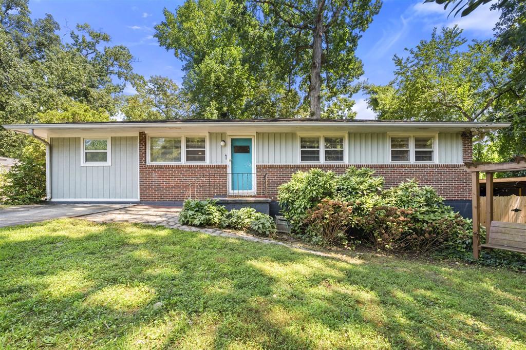 This Medlock Park home is a unique find in a wonderful neighborhood. A full kitchen remodel transforms this house into a spacious living space. Being located at the end of a quiet street with plenty of privacy, but easy walking access to the PATH trail/Emory makes this house both central and secluded. Enjoy an upper backyard with a hot tub / fire pit and a lower back yard with a putting green / golf simulator. This house is a hole in one!