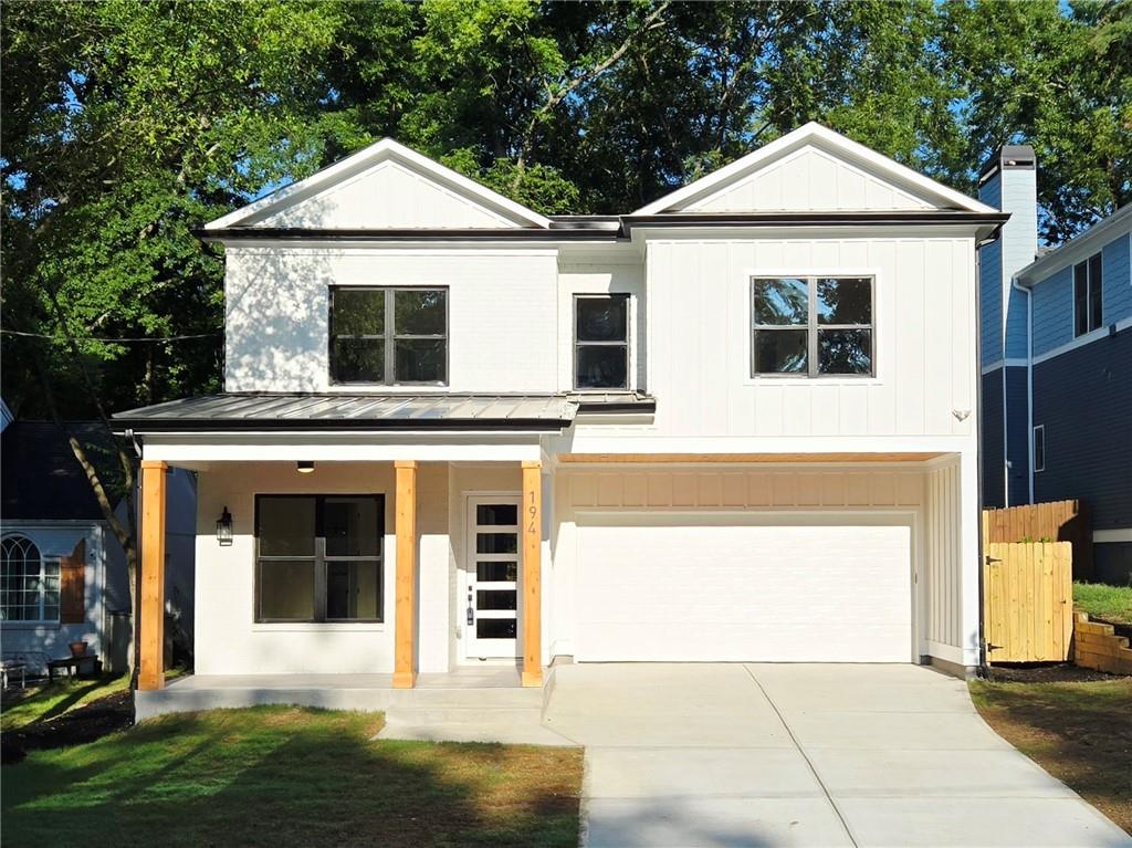 DON'T MISS THIS AMAZING NEW CONSTRUCTION HOME, at the most Popular and Historic Street of Kirkwood’s, Seize your chance to be part of Atlanta’s next great success.
2 Stories with over 3600 SQF, 4 Bedrooms full Suites, plus 1/2 guest Bathroom on main level, with attached 2 Wide car garage, and amazing big back yard fits for any entertainment. Stunning open living spaces punctuated by clean open design, coffered Ceilings and Custom Accent walls, Floors are real White Oak hardwood and Visual Comfort lighting.
First floor office or Flax room, 1 Full bedroom suite including full bathroom. enormous chef's kitchen with large island that could accommodate a cooking class! Professional appliances,
white Contemporary cabinetry with Black Island Design. Dining Room open to kitchen and Living Room with Wine Bar, Huge Living Room as entertainment area.
Second floor with wide stairs and hallway, Amazing Big Additional Living room, large Bedrooms Suites, Huge Master Suite with dual shower, and separate soaking tub, 2 big Closet Rooms. Laundry Room on second level.
Minutes to I-20, restaurants, shopping, Downtown Kirkwood, 2nd Ave & Hosea L Williams are just a few blocks away. Downtown Decatur, East Lake, Oakhurst Village, Marta and Many more.