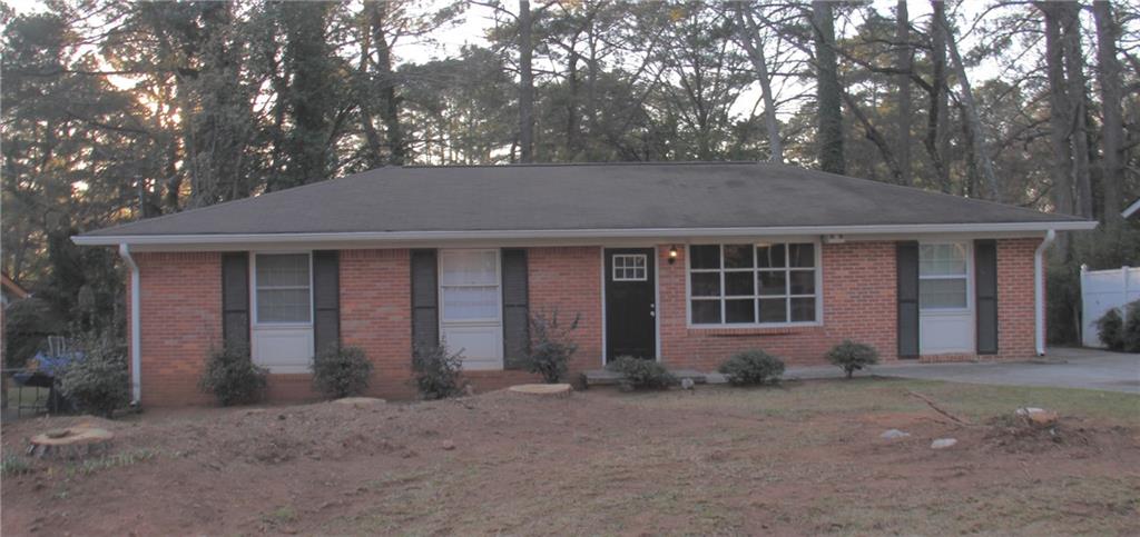 Welcome home to this nicely updated and maintained 4-Sided Brick Ranch style home with 3 spacious Bedrooms, 2 full Baths. This cozy home features a beautiful bright kitchen, separate living and dining room. Primary bedroom has a generous size ensuite and the 2 additional bedrooms have very nice sized closets. Bonus room can be used for family room, kids play room et al. The large fenced in backyard allows for safe, fun games played outdoors. Backyard features a fantastic shed ideal for storage or workshop. Home equipped with Washer/Dryer in a private laundry room. Conveniently located near the airport, shopping, dining, and entertainment. This move in ready home is perfect for those seeking both comfort and convenience. Schedule your tour today! Go Show!