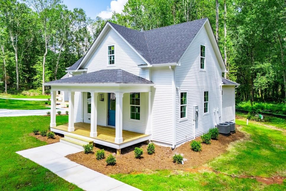 Beautifully DESIGNED, carefully crafted NEW CONSTRUCTION homes on a quiet street with NO HOA! Up to $3500 in incentives with approval with preferred lender. Ask the listing agent for more info. Discover unparalleled quality in this new construction home, where every detail has been thoughtfully designed for luxury, efficiency, and timeless appeal. Gourmet Kitchen with stunning Calcutta ultra quartz counters with FULL matching backsplash, SOLID WOOD cabinets with dovetail soft-close drawers, and a huge island perfect for entertaining. High-end finishes, with 9-12ft ceilings, 8" baseboards, 20MM Andover Hatfield LPV flooring, matte black lighting and hardware throughout, chrome Delta/Kohler plumbing fixtures, and stainless steel appliances for a sleek, modern look. Built with superior materials, like the 2x6 framing, and attention to energy efficiency, like concrete fiber siding & soffit, energy-efficient Pella windows, spray foam insulation, encapsulated crawlspace, and a dual-zoned HVAC system. Quiet and convenient, nestled on a peaceful street with a tranquil creek flowing in the backyard, just steps from the Bowdon Library and walking distance to downtown Bowdon. *Eligible for $0 money down loan* ***3 other exquisite homes to choose from*** Contact the listing agent for more information. Schedule your private tour today!