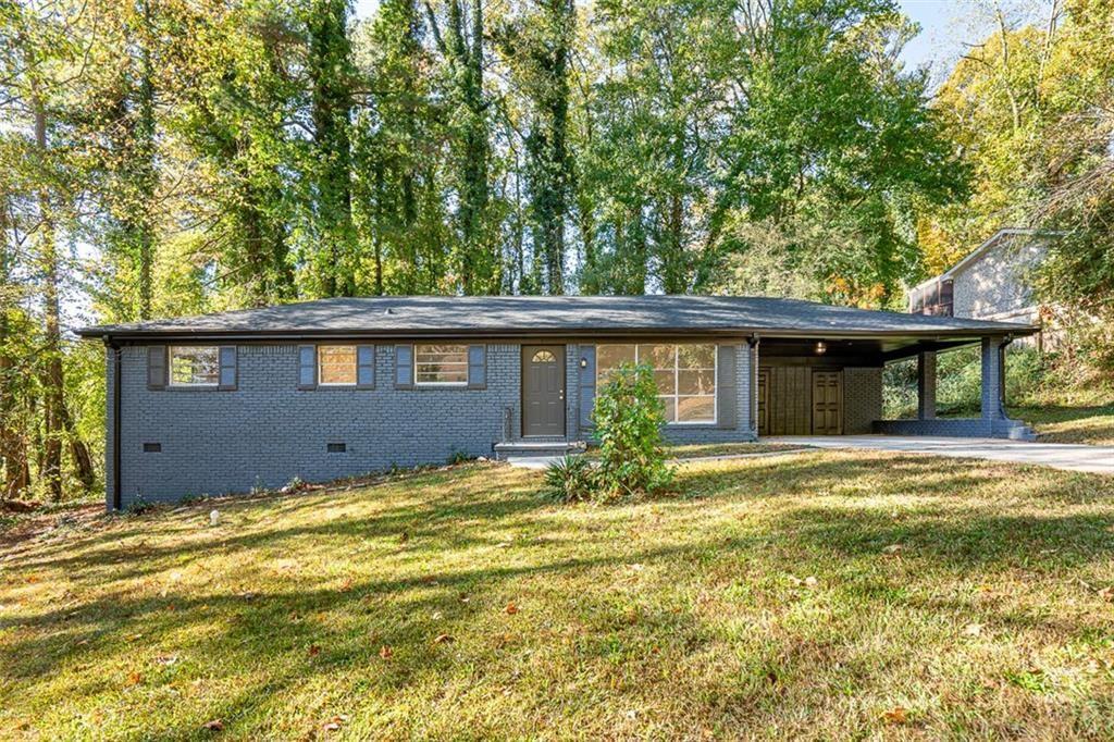 Welcome home to this beautifully renovated 3 bedroom brick ranch home on a quiet cul-de-sac ideally located just minutes from downtown Atlanta, major highways, and Hartsfield-Jackson International Airport. This home features a brand new roof, brand new HVAC system, and brand new stainless steel appliances, along with new paint throughout, renovated bathrooms, and beautiful hardwood floors. Complete with a carport and backyard accessible off of the kitchen, you’ll love the open living spaces and brightness throughout. These thoughtful updates throughout mean minimal maintenance for years to come, making it an ideal investment. Whether you're a first-time homebuyer or an investor seeking a prime opportunity, this home offers the best for both worlds. Look no further for the perfect ATL opportunity!
