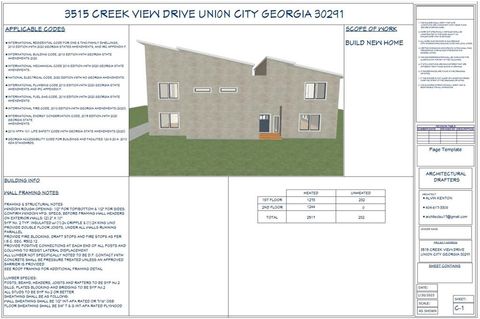 Homes For Sale - 3515 Creekview Drive<br/> Union City, GA 30291