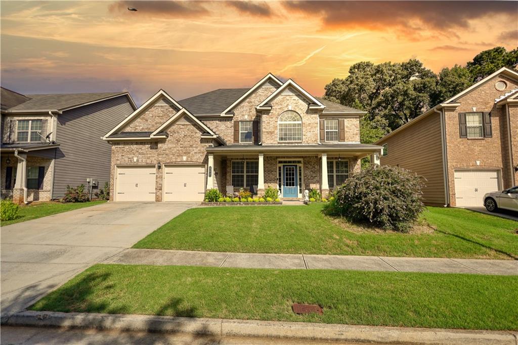 Welcome to Jacobs Farm – A Highly Sought-After Swim/Tennis Community!
This beautifully maintained 5-bedroom, 4-bathroom home offers nearly 3,606 square feet of thoughtfully designed living space, perfect for Families, Entertainers, First Time Home Buyers, Or those Seeking a Comfortable retreat to settle down in.
Step inside to an inviting open-concept layout, featuring a spacious family room with a modern fireplace, a separate dining area, and a versatile flex room—ideal for a home office or playroom. The stunning kitchen opens to the family room and breakfast nook, making entertaining seamless. You'll love the oversized granite island, rich dark wood cabinetry, stainless steel appliances, walk-in pantry, and abundant storage—this kitchen is truly the heart of the home.
The main floor also features a large guest bedroom with a full bath, perfect for visitors, along with a convenient laundry room.
Upstairs, retreat to your oversized primary suite, a true sanctuary with tray ceilings, a sitting room, an enormous walk-in closet, and a spa-like en-suite bath. Enjoy the dual vanities and an incredible oversized shower for two—you may never want to leave! The upper level also includes three additional bedrooms: one junior suite with a private bath, and two that share a full Jack-and-Jill style bathroom at the end of the hall.
Step outside into your entertainer’s dream backyard—a private patio oasis perfect for grilling or relaxing on warm Georgia evenings. The yard includes an Intex pool, Intex hot tub, and plenty of space for a garden—your perfect outdoor escape!
All of this, located just minutes from Downtown Lawrenceville, Sugarloaf Mills Mall, Northside Hospital, top-tier shopping, dining, and with easy access to GA-316 and I-85—ideal for commuters.
Welcome Home to Jacobs Farm!