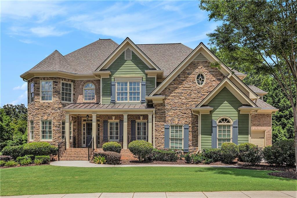 New updates: fresh paint, refinished and stained hardwoods, new plush carpet, and fresh sod. Custom Luxury + Finished Basement in Fieldstone Preserve!
Over 5,000 sq ft of elegant living in one of Forsyth’s premier communities—known for its golf cart lifestyle, championship swim & tennis, and unbeatable location. This 6 BED/5 BATH custom-built home is priced below market for instant equity and personalized updates. Unlike cookie-cutter builds, this one boasts solid craftsmanship—no bedroom shares a wall, coffered ceilings, extensive trim, and true millwork throughout.
Main level guest suite is perfect for visitors or in-laws. Upstairs, the oversized primary suite stuns with a private sitting area—ideal for a nursery, reading nook, or dream closet.
The finished basement is your speakeasy-style escape: Brazilian Cherry hardwoods, custom bar, theater, gym/6th bedroom, and gaming space. Outside: a private backyard with an artesian 6-person spa, firepit area, and grilling zone.
Three-car garage with two side-entry bays and one forward-facing. Walk or ride your cart to West Forsyth High, pool, tennis, restaurants, and more. This home offers space, style, and soul—schedule your showing today!