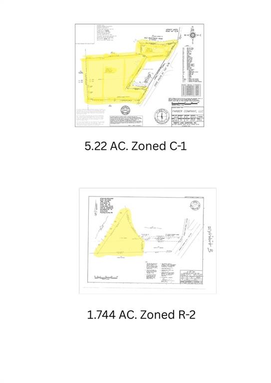 This property totals 6.96+/- ac with 5.22 ac zoned C-1 and within the City of Dallas, and 1.74 ac in the rear but contiguous zoned R-2. Fully functioning workshop on .75 ac. if the 5.22 commercial acreage. Property horseshoes around a retail property with frontage on SW side of the property being 128'.73 and frontage on the NW side next to Vernoy Aiken Road is 138.58. Owner also has ingress/egress for property. Public utilities available.