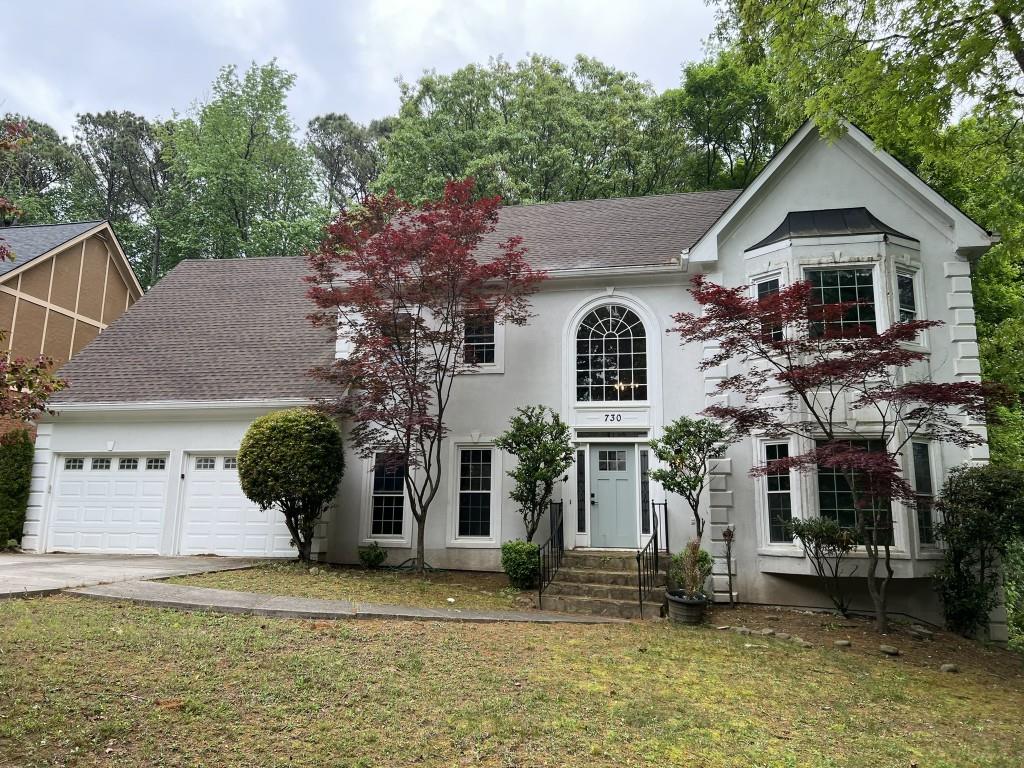 Welcome to 730 Redlion Run, a 4-bedroom, 2.5-bathroom stucco traditional home offering 2,948 square feet of living space on a 0.33-acre lot. Built in 1986, this residence features a full finished basement, providing ample space for entertainment or additional living areas. The home boasts fresh paint, updated cabinets, and hardwood floors, reflecting its well-maintained interior. While the property is in beautiful condition, it requires roof repairs and a few finishing touches, presenting a great opportunity for investors or buyers looking to add personal enhancements. Situated in the desirable Mayfair subdivision, residents enjoy access to community amenities and proximity to local schools, shopping, and dining options. This property is being sold as-is, allowing you to bring your vision to life in a sought-after Alpharetta location. Don't miss the chance to own this spacious home with great potential!