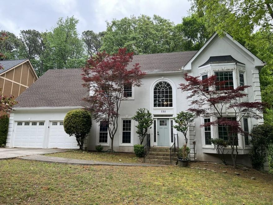 Welcome to 730 Redlion Run, a 4-bedroom, 2.5-bathroom stucco traditional home offering 2,948 square feet of living space on a 0.33-acre lot. Built in 1986, this residence features a full finished basement, providing ample space for entertainment or additional living areas. The home boasts fresh paint, updated cabinets, and hardwood floors, reflecting its well-maintained interior. While the property is in beautiful condition, it requires roof repairs and a few finishing touches, presenting a great opportunity for investors or buyers looking to add personal enhancements. Situated in the desirable Mayfair subdivision, residents enjoy access to community amenities and proximity to local schools, shopping, and dining options. This property is being sold as-is, allowing you to bring your vision to life in a sought-after Alpharetta location. Don't miss the chance to own this spacious home with great potential!