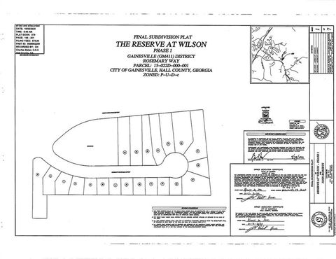 Vacant Land For Sale - Rosemary Way<br/> Hall County, Gainesville, GA 30507