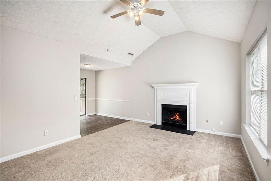 Step into this beautifully maintained home and be welcomed by an inviting living room with soaring vaulted ceilings and an open-concept design that seamlessly connects the kitchen, dining, and living areas, perfect for everyday living and entertaining.

The kitchen comes fully equipped with appliances, including a new gas stove and new refrigerator, plenty of counter space, and a convenient pantry for extra storage. From the kitchen, enjoy open sight-lines into the dining and living rooms, creating a bright and spacious feel throughout.

The primary bedroom is a peaceful retreat, featuring vaulted ceilings and a generous en suite bathroom. Two additional bedrooms and a full guest bathroom are located on the main floor, offering flexibility for family, guests, or a home office.

Outside, the fenced, flat backyard is ideal for kids, pets, or simply relaxing outdoors. It’s a perfect space for play, gardening, or entertaining.

Downstairs, you'll find a spacious two-car garage and a large bonus room with an attached laundry closet, great for a playroom, home gym, office, or additional living space.

This adorable home checks all the boxes, don’t miss your chance to make it yours!

This property qualifies for up to $12,500 in down payment and closing cost assistance from Move Home Lending.