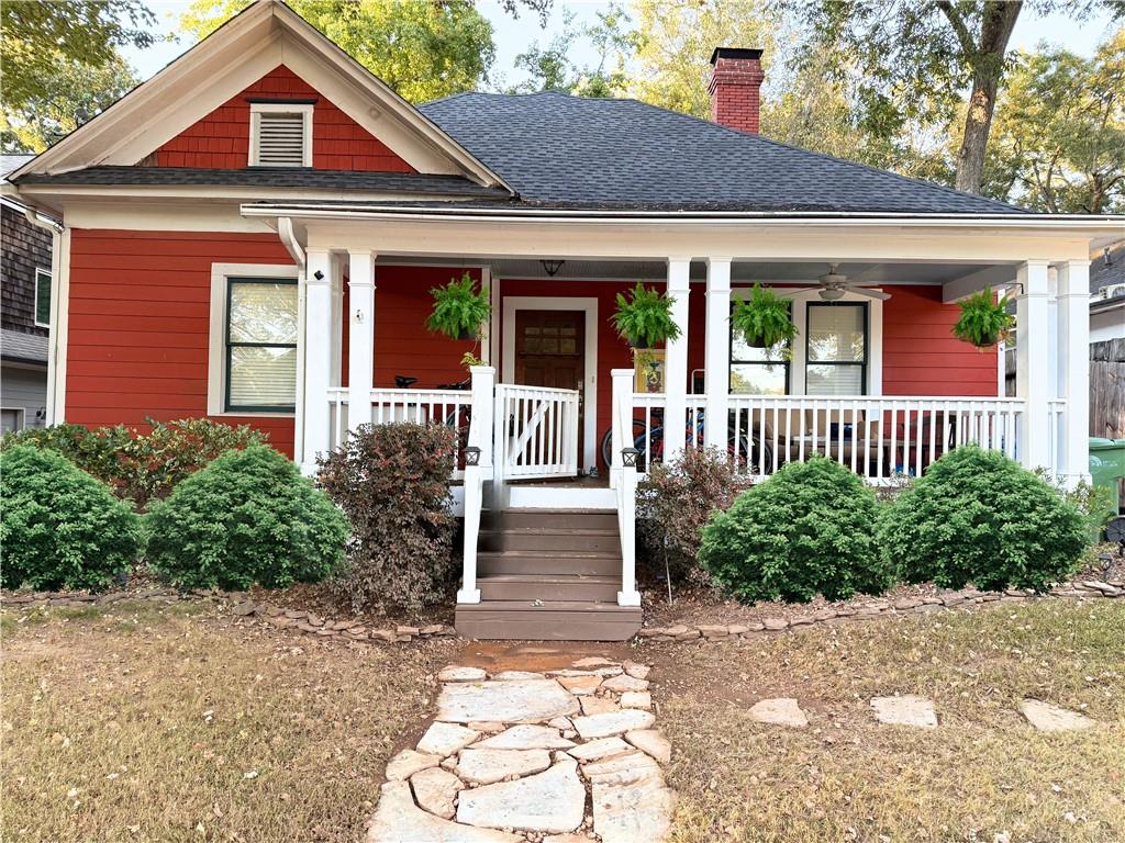 Incredible Kirkwood location! Easy walk to downtown Kirkwood, Pullman Yard and even Revolution Doughnuts! 
Fully renovated 1920s bungalow. Open floor plan ideal for entertaining. Hardwood floors & high ceilings throughout. Gourmet kitchen with center island, granite counters & stainless appliances. 
3 spacious bedrooms including master suite with walk-in closet & luxurious bath with double vanity. 
Large deck overlooking huge fenced yard + large shed in backyard with power for workshop or art studio.