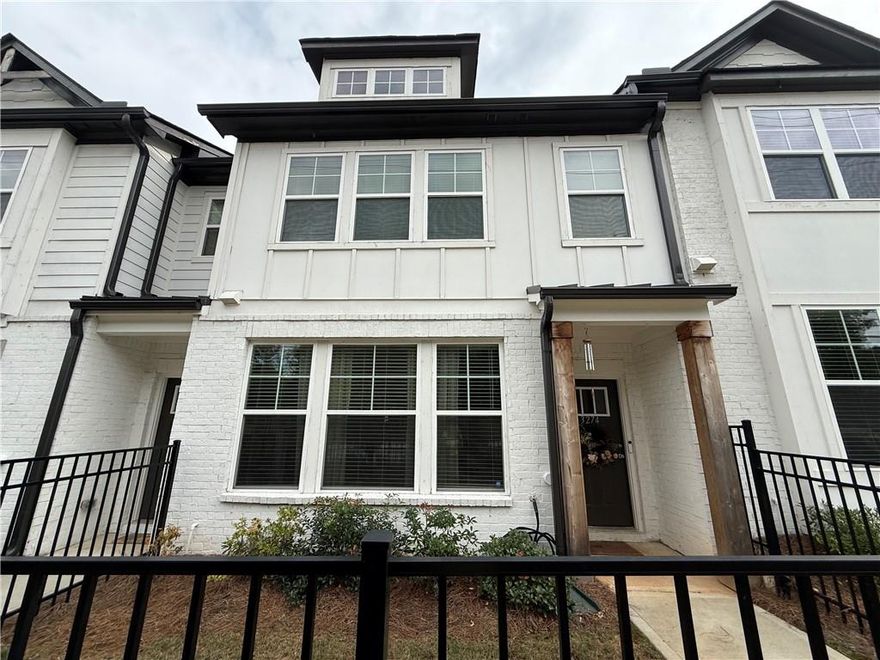 Welcome to 3274 Endfield Court — Your Move-In Ready Townhome in Tucker!  Tucked away in a peaceful cul-de-sac in the heart of Tucker, this charming, well-maintained townhome offers effortless living with stylish comfort. Its immaculate landscaped and fenced front courtyard creates a warm welcome and provides the perfect spot to enjoy morning coffee, seasonal flowers, or a quiet moment outdoors.  Step inside to an inviting, light-filled floor plan. The spacious living area offers plenty of room to relax or entertain, and flows into a bright dining/breakfast area—ideal for casual meals or a dedicated workspace. The kitchen features ample cabinet storage and great functionality for everyday cooking.  Upstairs, the generous owner’s suite offers comfort and privacy, complete with great closet space. Additional bedrooms provide flexibility for guests, a home office, or hobbies—whatever fits your lifestyle. Located in a well-kept community with no through-traffic, this home offers the convenience of low-maintenance living combined with the charm of a residential neighborhood. You’re just minutes from downtown Tucker, shopping, restaurants, parks, and quick access to I-285 for an easy commute. Move-in ready, low maintenance, and full of charm—this townhome is ready to welcome you home. Don’t miss your opportunity to own at 3274 Endfield Court!