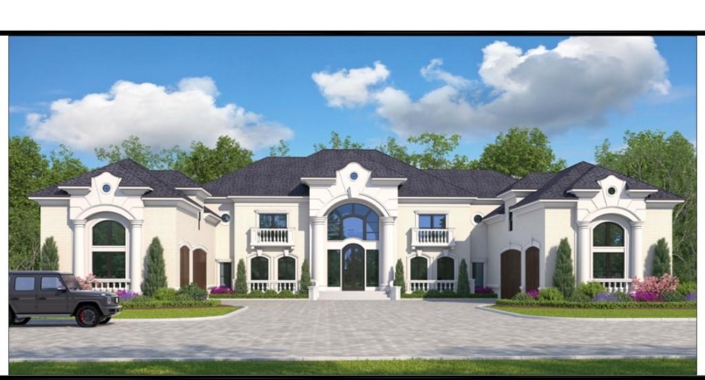 Welcome to Giverny Le Jardin where this excellent lot in growing subdivision of exquisite estate homes are waiting for you. This lot features corner and cul de sac frontage and is ideal for your dream home. Bring your own builder or builder referrals are available. Several homes are being completed in this Beautiful, Gated community and you are next.
This 7,679 sq feet home sits on 1.86 acres and features 5 bedrooms and 2 bonus rooms that can also be used as bedrooms. The luxury open floor concept is as astonishing as the double staircase in the foyer. Enjoy comfort as master suite is nestled on the main floor. Home features 6 car garages, high vaulted ceilings, custom cabinets, elegant trimming throughout the home. The wonderful pool options and curb appeal landscaping awaits you and so much more. The subdivision is highlighted with a private lake for your use. This is the opportunity to build your dream home. Plans are included along with surveys, site plans, architectural plans, and civil engineering plans. Purchase your lot and get ready to build. Welcome home to Le Jardin!