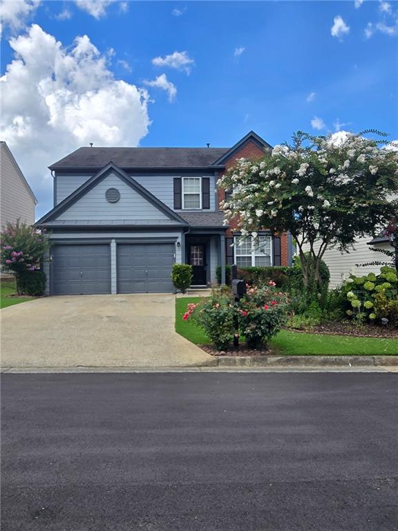 Are you seeking exceptional value in an unparalleled location? Your search ends here! Welcome to this delightful 3-bedroom, 2.5-bathroom residence nestled within the coveted Kingsgate Community. Opportunities like this are rare at this price point! It’s tough to find a home with similar features and benefits in such a prime location. Nestled in the heart of Woodstock, this home is a short drive away from Downtown Woodstock, and is adjacent to Downtown Roswell, Downtown Alpharetta, and Milton—each known for their excellent dining, lively festivals, shopping, and breweries. Plus, with easy access to I-75 and I-575, commuting is a breeze. The exterior has been recently painted.
Inside, the kitchen has a huge that open to a spacious two-story great room with a fireplace, creating a bright and airy atmosphere. The main level also includes a separate dining room, a flex space, and a half bath—all featuring LVP ant porcelain flooring in the kitchen. Upstairs, you'll find three generously sized bedrooms and two full bathrooms. The master suite features vaulted ceilings, a large ensuite bathroom, and a walk-in closet. Two additional guest bedrooms provide plenty of space, and the hall bath offers double sinks for added convenience. A wonderful laundry room is thoughtfully located just outside the master bedroom. Step outside to a fully fenced in yard. The backyard is sodded, level, and has an extended patio, providing plenty of space for entertaining. Kingsgate is a fantastic community featuring two pools, multiple tennis courts, a playground, and a basketball court. This is an incredible opportunity to own a home in a prime location with fantastic amenities. Come see it for yourself—you’ll be glad you did!