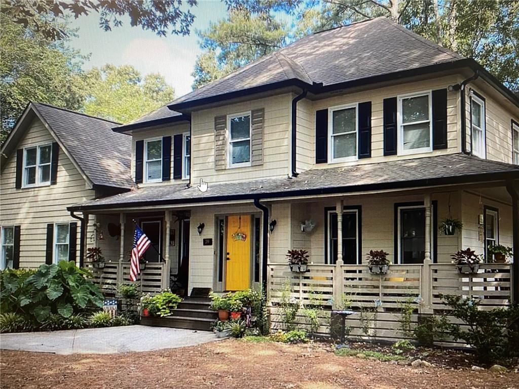 Spacious 4 bedrooms, 3.5 baths sit on 1.1-acre beautiful, wooded lot in highly sought-after Cannonwolde community and South Gwinnett High School. This home is loaded with plenty of outdoor living space. With a wraparound porch that joins up with an oversized back deck. It has a very large master bedroom with tray ceilings and a large walk-in closet. The master bathroom has an oversized shower, and a jacuzzi tub. Two of the other bedrooms each have a walk-in closet, and they share the same oversize bathroom. Down the hall through a separate door is the in-law suite. With a very large bedroom and a separate area for lounging and relaxing, a full private bathroom with double sink and large vanity. It also has its own private stairs that lead to the back door and the kitchen. Large breakfast area looking out through the bay window. Formal dining room right off the kitchen as well. Laundry room has hook-ups for 1 washer and 2 dryers. Plenty of hanging space and its own closet. Next to the laundry room is a large game, arts and crafts, or whatever you want room with lots of space. Family room with a large stone fireplace and lots of room to stretch out. It has entry onto the back deck, and it is also joined through a double French door to an additional room for the lounge area. If that's not enough there is a partially finished full basement.
STONE FIREPLACE, IN-LAW SUITE, OVERSIZED BACK DECK, LARGE WALK-IN PANTRY,
BREAKFAST AREA, WRAPAROUND PORCH, OUTDOOR LIVING SPACE