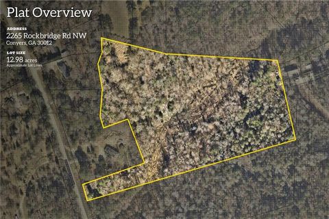 Vacant Land For Sale - 2265 Rockbridge Road<br/> Conyers, GA 30012