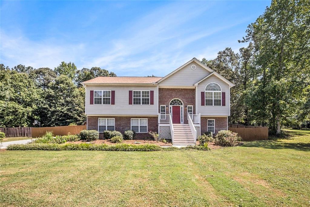 Welcome home to Rutland Drive! This 4-bedroom, 3-bathroom home is set on a private 1.5 acre lot that backs up to an equestrian center, offering a quiet and private setting with no neighbors directly behind. Step inside to find a bright, freshly painted interior with updated fixtures, stainless steel appliances, and all-new blinds. This floor plan is designed for everyday living, featuring a spacious eat-in kitchen that flows into a separate dining area, family room with a fireplace, and a large master suite just down the hall. The backyard is a highlight—expansive and private, with room to relax, play, or garden. A large storage shed keeps outdoor equipment neatly tucked away, while the attached 2-car garage provides additional storage and convenience. Recent updates include a new roof (2021) and a new HVAC system (2022), giving peace of mind for years to come. This home is move-in ready and offers the comfort, space, and privacy your family has been looking for!