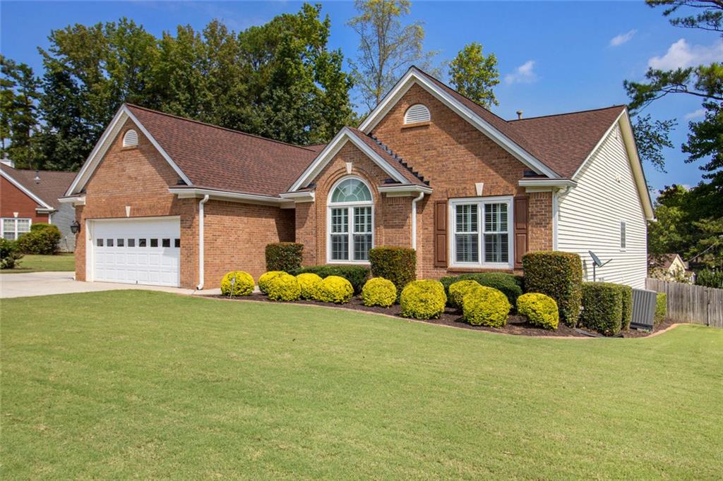 *Professional Photos Coming Soon* Immaculate Home • Incredible Neighborhood • Impressive Yard!
You will love this impeccably maintained Ranch with a full basement that sits in the cul-de-sac of a very friendly subdivision with NO HOA. Gleaming LVP floors throughout the main level with an open concept with vaulted ceilings and flooded with natural light. The family room has a gas fireplace and architectural accent columns. The spacious Kitchen is a chef’s delight with granite counters, tile backsplash, SS appliances, a large island, and a breakfast room. You’ll enjoy entertaining family and friends in your formal dining room with wainscoted walls. The primary suite is large with an ensuite bath with dual vanities, whirlpool tub, shower, and a huge walk-in closet. Two other bedrooms share a full bath on the main floor, one with a dramatic palladium window. Just off the breakfast room is a large double-level deck for summer barbeques or toasting the sunset with a glass of wine. The sunlight terrace level with its 9-foot ceilings will be your entertainment center! The great room is ideal for a pool table, media room, games, and more. There are two bonus rooms to use as an office, bedrooms, or crafts and full bath. Entertaining is easy with a wet bar and cabinets that could be easily expanded to a full kitchenette. Step outside to a covered patio. The basement is ideal for a team or in-law suite with plenty of storage space also.
The landscaping is the envy of the neighborhood and easy to maintain with a full irrigation system. A fully fenced back yard is ideal for kids and pets with an 8x12 storage building. Next to the garage is a parking pad with a 50-amp circuit for a boat or RV. And a complete gutter guard system to keep you off a ladder. Come fall in love with your next dream home!
Discounted rate options and no lender fee future refinancing may be available for qualified buyers of this home.