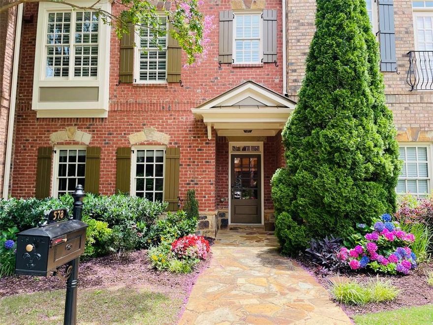 Welcome to this Charming Townhouse Near Marietta Square and Kennesaw Mountain
Discover this beautifully situated townhouse in a quiet cul-de-sac, just steps from the scenic Kennesaw Mountain nature trails and a short distance from the vibrant dining, shopping, and services of Marietta Square. Nestled in a well-maintained neighborhood, this three-level home boasts fresh paint throughout, meticulously designed interiors, and attractive exterior curb appeal. 
The spacious layout features two generously sized upstairs bedrooms and a versatile walk-in-level room with a full bath, perfect for a guest suite, home office, or additional living space. Relax or entertain on the expansive deck with an awning, surrounded by lush greenery. Move-in ready, this townhome blends comfort, convenience, and access to nature’s beauty in a prime location.
