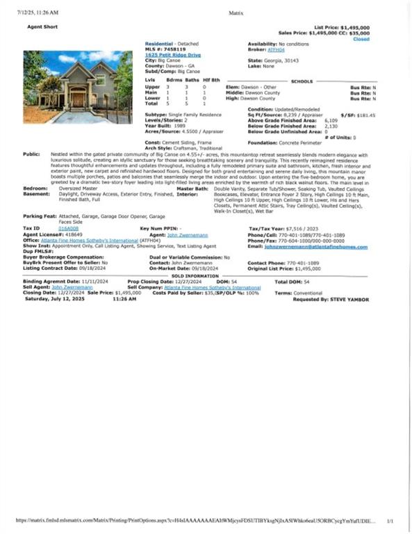 37 Petit Ridge Drive