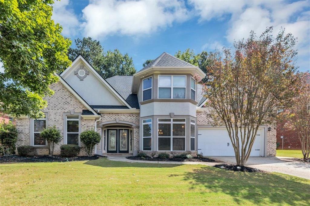 Experience refined living in the prestigious gated community of Southgate at Eagles Landing. This 4,000+ sq ft custom-built home features a new roof
less than a year old, a grand two-story foyer, gleaming hardwood floors, and soaring tray ceilings. The main-level owner’s suite offers a sitting area,
dual walk-in closets, and a spa-inspired bath with jacuzzi tub and dual granite vanities. The gourmet kitchen includes a walk-in pantry, large
breakfast bar, and opens to the inviting family room. Upstairs, find spacious bedrooms, a Jack & Jill bath, and a versatile loft.
Community amenities include swimming facilities, 24/7 gated security, and optional membership to Eagles Landing Country Club and golf course.
Conveniently located near top-rated schools, shopping, and recreational areas. Schedule your tour today!