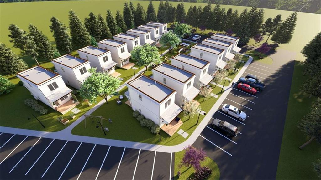 Discover a high-efficiency tiny home community just 4 minutes from historic Courthouse Square in Cleveland, GA and 15 minutes from Helen. Nestled in the North Georgia Mountains, these two-story homes blend smart design, durable construction, and low-maintenance living.
Home Features:
800 sq ft | 2 Bedrooms | 1.5 Bathrooms
Covered front porch + full-width rear patio
Luxury vinyl plank flooring throughout
Solid wood soft-close cabinets, quartz countertops, under-cabinet lighting
All-electric appliances, including stackable washer & dryer
High-efficiency HVAC system
2x6 construction, spray foam insulation,
Steel frame + James Hardie siding,
Smart thermostat & deadbolt,
HOA Includes:
Yard maintenance, exterior paint & roof, central refuse collection, 2 parking spaces + 1 visitor space per unit
Nearby Attractions:
Wineries, hiking trails, Chattahoochee River, Unicoi State Park, and the charming downtowns of Cleveland & Helen
Currently pre-selling units 1-6 of this lovely 14-home development located at the end of West Jarrard Street in the heart of Cleveland, Georgia. COMING SOON a new model unit to tour by end of July 2025.