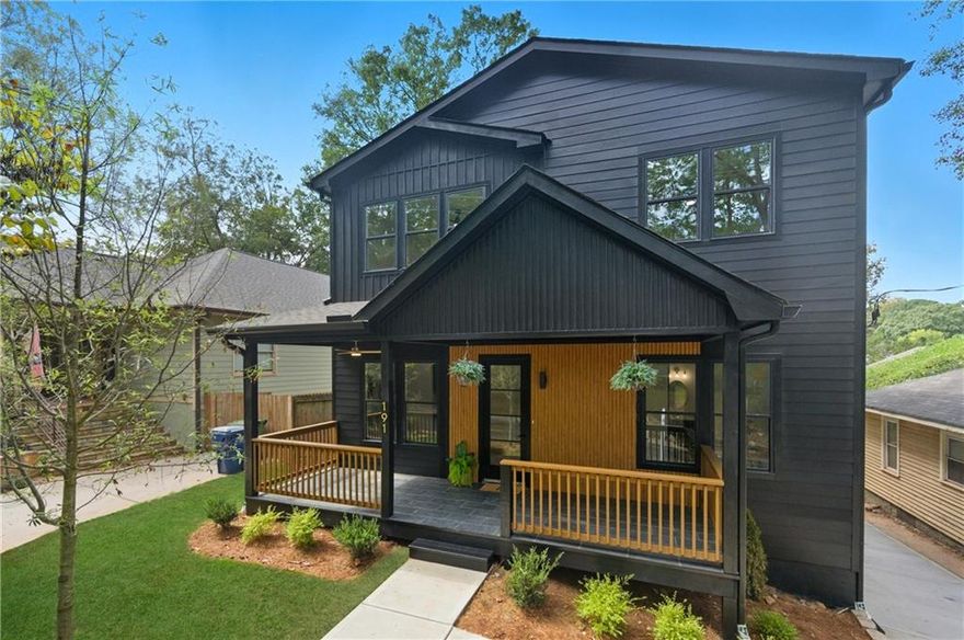 Welcome to 191 Whitefoord Ave SE — Modern Luxury Meets Smart Flexibility in Atlanta’s Vibrant Edgewood!

Experience next-level living in this brand-new modern masterpiece set on an exceptionally deep, private lot. This thoughtfully designed home features 5 bedrooms, 5.5 bathrooms, and a beautifully finished carriage house — perfect for rental income, Airbnb, a home office, or a personal gym. Every detail has been crafted to deliver luxury, functionality, and flexibility for today’s lifestyle.

Step inside to soaring ceilings, sun-drenched open spaces, and designer finishes throughout. The chef’s kitchen stuns with custom cabinetry, quartz countertops, a large waterfall island, and premium appliances — opening seamlessly to an airy dining area and a spacious living room with a modern gas fireplace and wall of windows.

The primary suite is a true retreat, featuring a spa-inspired bath with a soaking tub, double vanity, and large walk-in shower. Each secondary bedroom offers ensuite baths and walk-in closets for elevated comfort.

Enjoy indoor-outdoor living with covered porches, a private fenced backyard, and a two-car detached garage with a fully finished ADU above — ideal for Airbnb potential or multi-generational living.

Perfectly positioned in Atlanta’s sought-after Edgewood neighborhood, you’re just minutes from Kirkwood, the BeltLine, Trolly Trail, Pullman Yards, Edgewood Retail District, and top dining + nightlife.