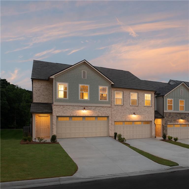 The Marigold Plan features an open-concept main floor, anchored by a gourmet kitchen with stainless-steel appliances and a spacious island. The kitchen flows effortlessly into the dining and family rooms, creating a warm and inviting atmosphere—perfect for everyday living and special gatherings. This thoughtfully designed home showcases Ashton Woods' Canvas Design Collection, blending style and comfort. With three bedrooms and two-and-a-half baths, it offers ample space for relaxation. Upstairs, you'll find the expansive Primary Suite, complete with a large walk-in closet and a sophisticated en-suite bathroom featuring a double vanity. Two additional bedrooms, a full bath, and a convenient walk-in laundry room complete the second floor, providing functionality and ease at every turn.
Conveniently located just off Mableton Parkway, the community provides a quiet retreat from the city. Residents will enjoy easy access to major highways, including Highway 78, I-20, and I-285, making commuting simple. Nearby shopping and everyday conveniences are also just minutes away.
This home is available now! For further details and information on current promotions, please contact an onsite Community Sales Manager.
Please note that renderings are for illustrative purposes, and photos may represent sample products of homes under construction. Actual exterior and interior selections may vary by homesite.