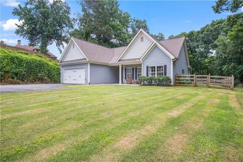 A home in Dawsonville