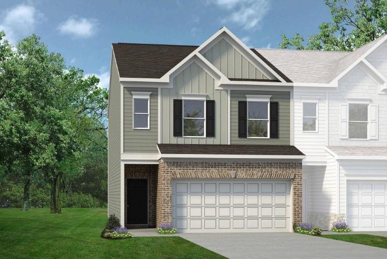 Move in Ready November! The Norwood II in The Andros community by Smith Douglas Homes. An enclave of 24 brand-new, craftsman-style townhomes just minutes from downtown Dalton. Discover the Norwood II, a spacious 3BR/2.5BA thoughtfully designed end unit townhome that features a lovely eat-in kitchen with a central island, granite counters, upgraded cabinetry and stainless steel appliances. The kitchen flows seamlessly into a bright and open family room with a fireplace. Vinyl flooring throughout the main level provides a smooth transition from room to room. Patio for outdoor enjoyment. The second story is where you will find the Primary suite with a walk-in closet, dual vanities, separate shower and garden tub. A loft space is ideal for a work station and the laundry room is convenient to all bedrooms. Both stories feature Smith Douglas Homes signature 9ft ceiling heights. Seller incentives with use of preferred lender. Photos representative of plan not of actual home.