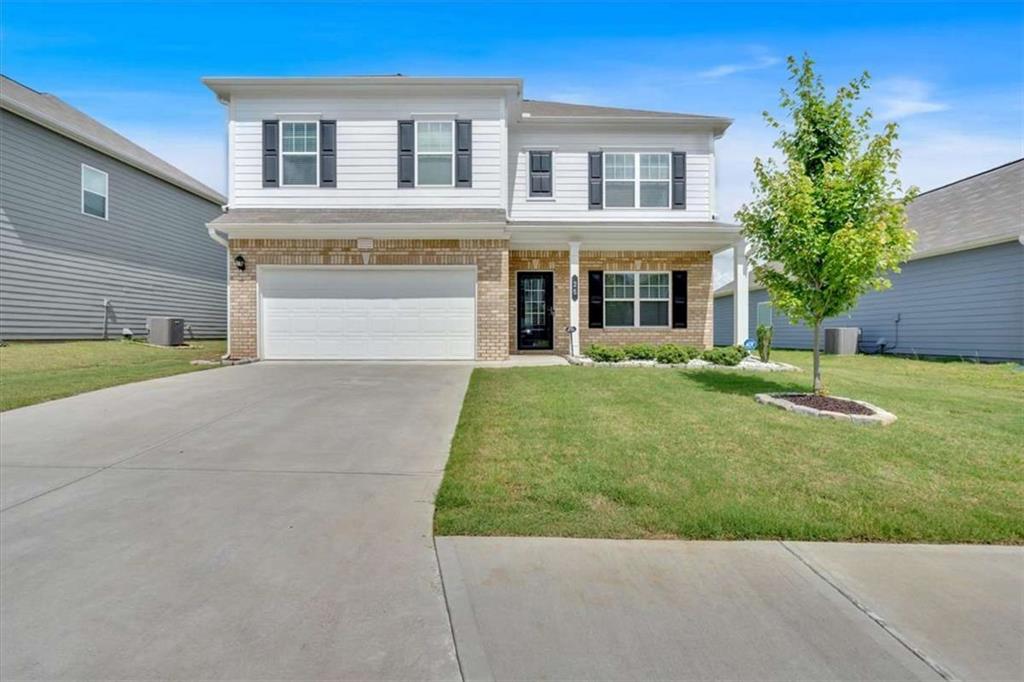 Welcome Home to Beautiful Thacker Farm Subdivision!. ** This home is UDSA ** which means 100% financing. This stunning 4-bedroom, 2.5-bathroom home offers an inviting floor plan designed for both entertaining, comfort, and convenience. Upon entry, you will find a beautiful office space, perfect for remote work or study. Beyond the office, the heart of the home is the modern kitchen featuring an island that overlooks the cozy family room, complete with a fireplace for those chilly winter nights. The breakfast area offers serene views of the suburban backyard, creating the perfect backdrop for your morning coffee. Upstairs, discover a thoughtfully designed layout with a spacious laundry room and a large upstairs loft that offers a unique blend of architectural charm and modern functionality, making it a coveted space for living and working, with a luxurious owner's suite. The suite boasts a soaking tub, a separate shower, double vanities, and a generous walk-in closet. This home boasts elegant crown molding, adding a touch of sophistication to every room. With its impeccable layout, serene surroundings, and ample amenities, this home truly has it all. Don't miss your chance to make this your forever home! schedule your private tour today!